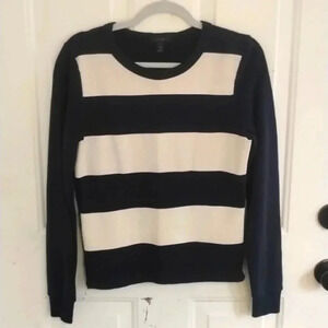J Crew painted stripe sweatshirt size S